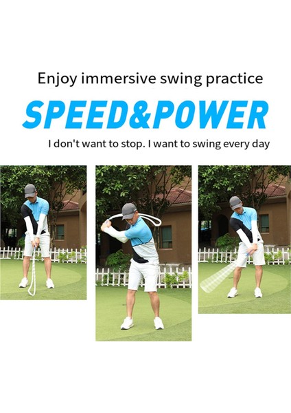 Golf Swing Trainer Aid Taşınabilir Tempo Top Uygulama Aracı Golf Kulübü Salıncak Uygulama Halat Durdurucu Yeni Başlayanlar Için (Yurt Dışından) modelleri