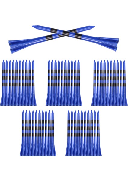 Plastik Golf Tees Paketi 50&#39;lik Sürtünme ve Yan Spin 5 Çöp Plastik Golf Tees 3-1/4 Inç Golf Aksesuarları (Yurt Dışından) fiyatları