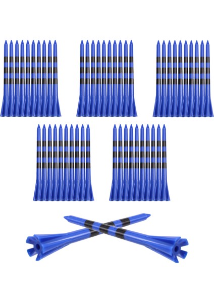 Plastik Golf Tees Paketi 50&#39;lik Sürtünme ve Yan Spin 5 Çöp Plastik Golf Tees 3-1/4 Inç Golf Aksesuarları (Yurt Dışından) modelleri