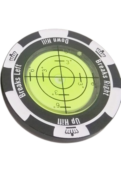 Golf Putter Reader Golf Eğitim Yardımı Golf Ball Marker Golf Aksesuarları Hediyeler Siyah (Yurt Dışından)