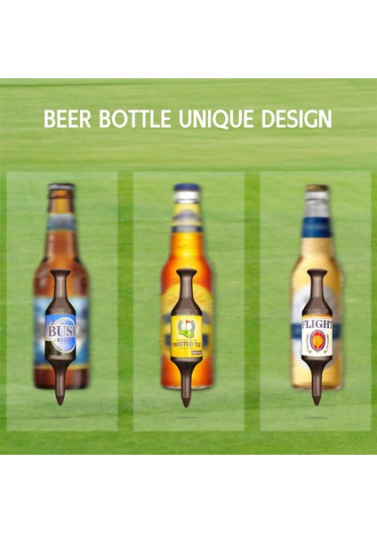 10 Paket Golf Tees Bira Şişesi El Yapımı, Dayanıklı ve Geri Dönüştürülebilir Plastik Golf Tişört Aksesuarları, Komik Golf Hediyeleri (Yurt Dışından) indirimleri