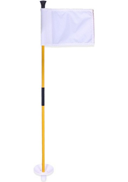 Beyaz Golf Yeşili Bayrak, Iki Bölümlü Çıkarılabilir Bayrak Direği, Taşınması Kolay Yeşil Hedef Bayrak Delik Kupası (Yurt Dışından)