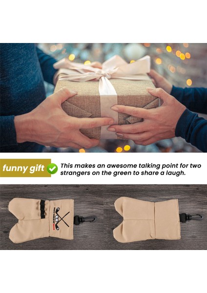 Golf Ball Depolama Çantası Tutucu Bu Komik Golf Hediyesi, Golf Aksesuarlarınızın Stoklanması, Kahverengi Bir Kahkaha Atacağı Kesin (Yurt Dışından)