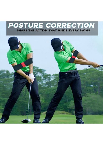 10 Adet Golf Eğitim Yardımcıları, Golf Salıncak Eğitmeni Kol Bandı Hareket Duruş Düzeltme Kemeri Golf Yeni Başlayanlar Için Evrensel (Yurt Dışından) fırsatları