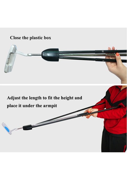 Caiton Golf Putter Trainer Sınırlama Yardımı Yardım Kuvvet Açısı Action Golf Putter Eğitim Yardımları Golf Swing Trainer (Yurt Dışından) indirimleri