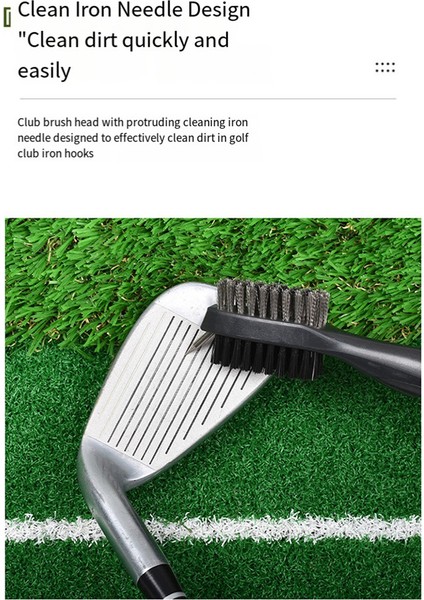 Golf Kulübü Temizlik Fırçası, Top Çift Taraflı Temizleme Aracı, Naylon Çelik Fırça, Temizlik Aracı Aksesuarları Turuncu (Yurt Dışından) fiyatları