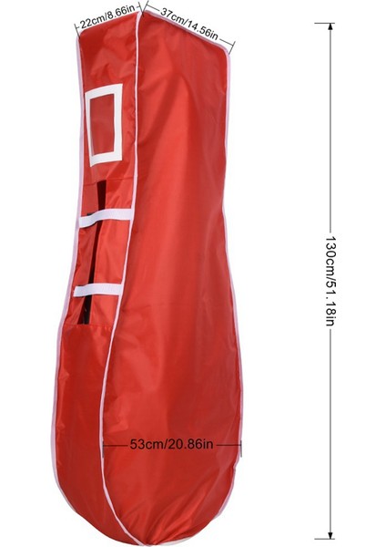 Golf Yağmur Örtüsü Torbası Su Geçirmez ve Toz Geçirmez Taşınabilir Katlanabilir Golf Seyahat Kapağı Çantası Golf Torbası Kapak Koyu Mavi (Yurt Dışından)