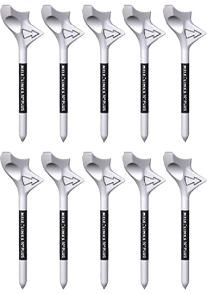 Mele Links Golf Tee Rhombus Golf Tee Braketi 10 ° Diyagonal Ekleme Dayanıklı Plastik Tee Golf Hız Tee Golf Aksesuarları (Yurt Dışından)