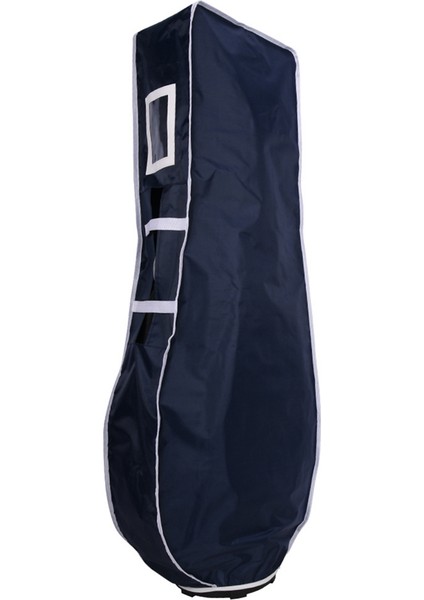 Golf Yağmur Örtüsü Torbası Su Geçirmez ve Toz Geçirmez Taşınabilir Katlanabilir Golf Seyahat Kapağı Çantası Golf Torbası Kapak Koyu Mavi (Yurt Dışından)