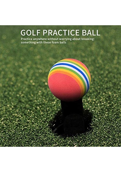 20 Adet Golf Toplarısoft Köpük Bahçe Golf Topları Golf Topları Sünger Gökkuşağı Golf Topları Kapalı Dış Mekan Için (Yurt Dışından) indirimleri