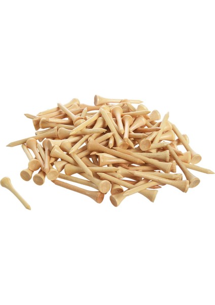 100PCS Golf Top Çivi Tee Ahşap T Top Koltuk Topu Pim Tırnak Tekme Topu ile Ahşap Top Çivi Yuvarlak Yuvarlak Top Tırnak 54MM (Yurt Dışından)