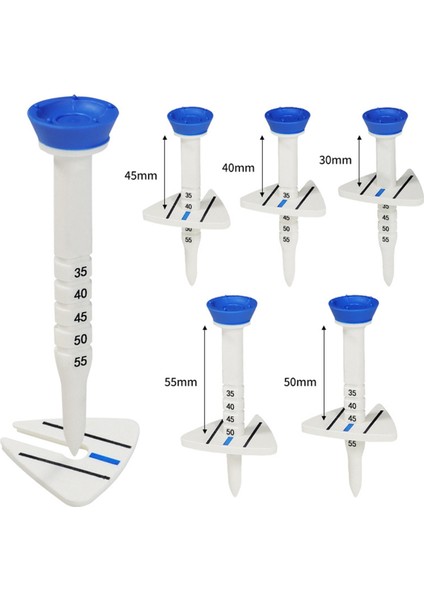 Yeni Yükseltme Golf Tee ile Paket Seti Golf Koltuğu Internet Ünlü Plastice Tee Golf Boyu Ayarlanmış (Yurt Dışından)