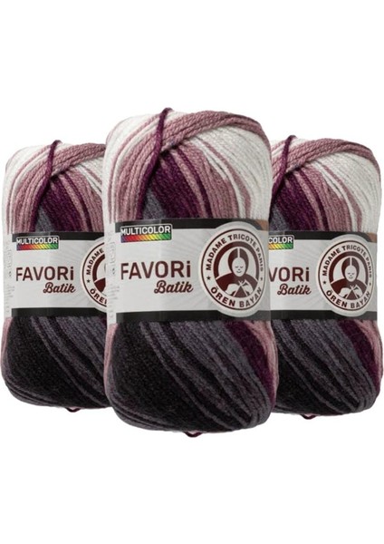 Favori Batik El Örgü Ipi 909 3lü Paket