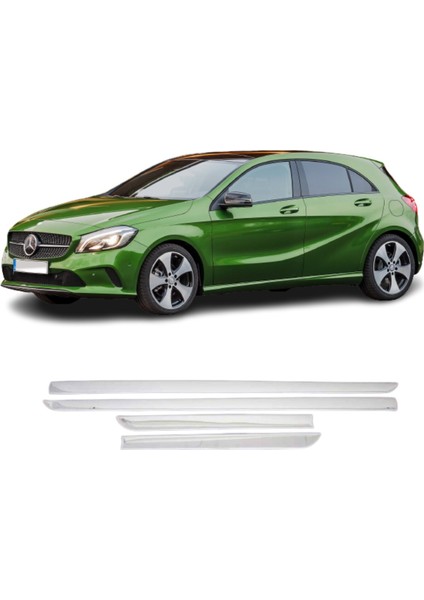 Merceds A Plus W 176 Uyumlu Yan Kapı Çıtası 4 Parça 2012-2018 Paslanmaz Krom fiyatları