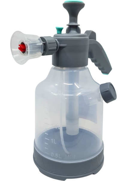 Cilalı Oto Şampuanı 5 kg ve 3 Lt Geniş Hazneli Köpük Pompası Seti ile Araç Köpükleme, Sünger Hediye