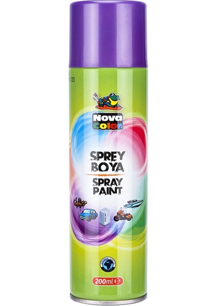 Nova Color Sprey Boya 200 ml Mor