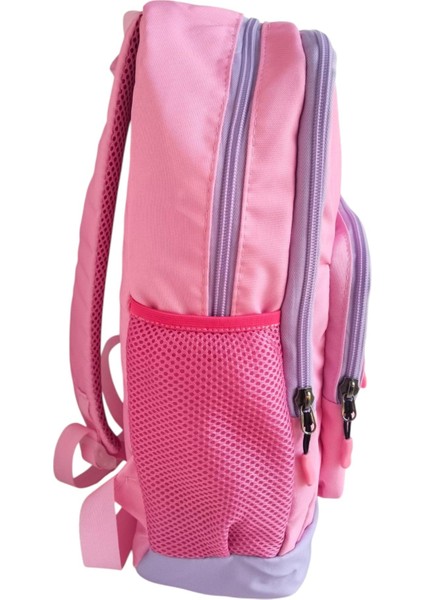 School Çift Göz Sırt Çantası Pembe BD-CN0238 modelleri