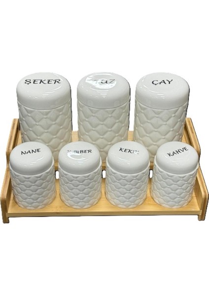 7'li Standlı Baharat Seti