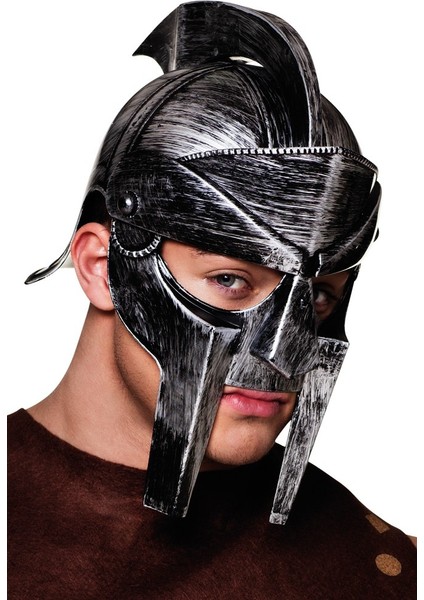 Gladyatör Miğferi Ince Başlık Gümüş Renk fiyatları