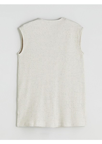 V Yaka Desenli Kadın Yelek (W5) fiyatları