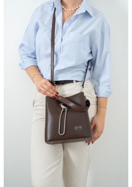 Kahve SP967 Kadın Çapraz Çanta fiyatları