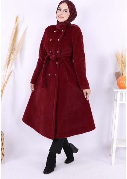 Çıt Çıt Düğme Detay Kaban 70035 Bordo fiyatları