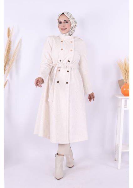 Çıt Çıt Düğme Detay Kaban 70035 Taş