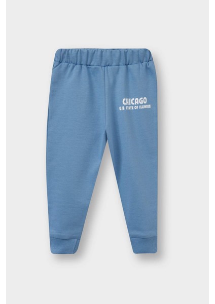 Erkek Bebek Beli Lastikli Baskılı Eşofman Altı E9270A525AU