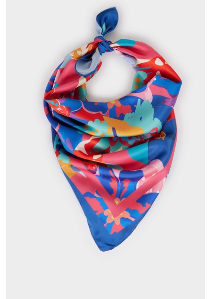 Kadın Çiçekli Fular W9842AZ25WN