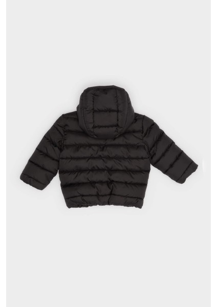 Erkek Bebek Su Geçirmez Kapüşonlu Fermuarlı Şişme Mont E8464A525AU modelleri