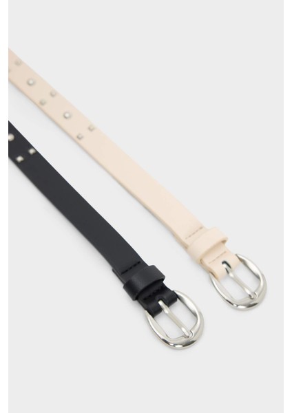 Kadın Suni Deri 2'li Günlük Kemer F3360AXNS fiyatları