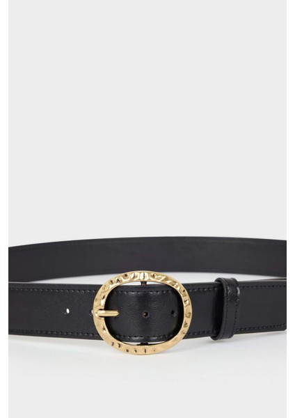 Kadın Büyük Toka Suni Deri Jean Kemeri F3283AXNS modelleri