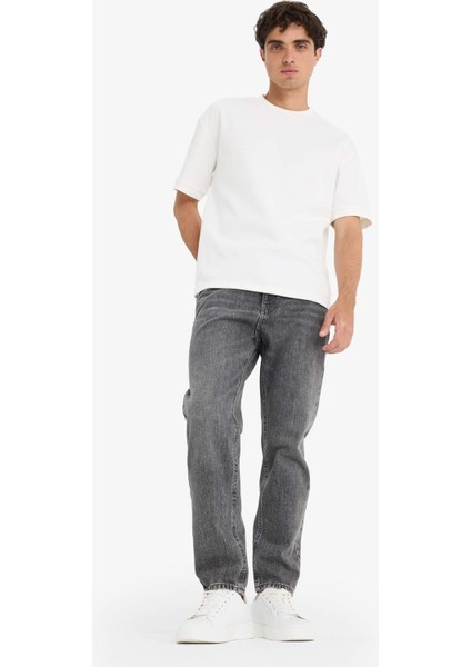 %100 Pamuk 90's Slim Fit Dar Kalıp Yüksek Bel Dar Paça Jean Pantolon F2981AX25AU modelleri