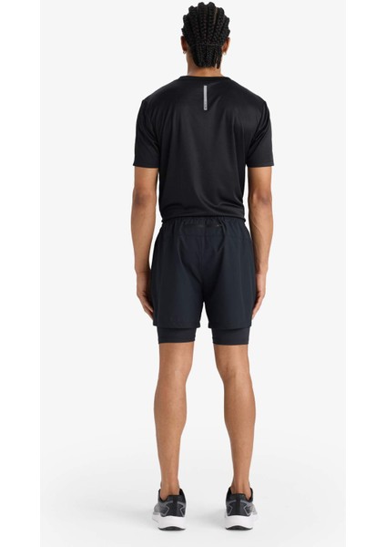 Fit Slim Fit Dar Kesim Sporcu İçi Taytlı Dokuma Şort F0010AX25AU