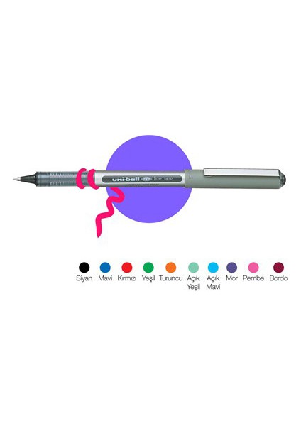 Uni Roller Kalem Eye Ub-157 0.7 Kırmızı