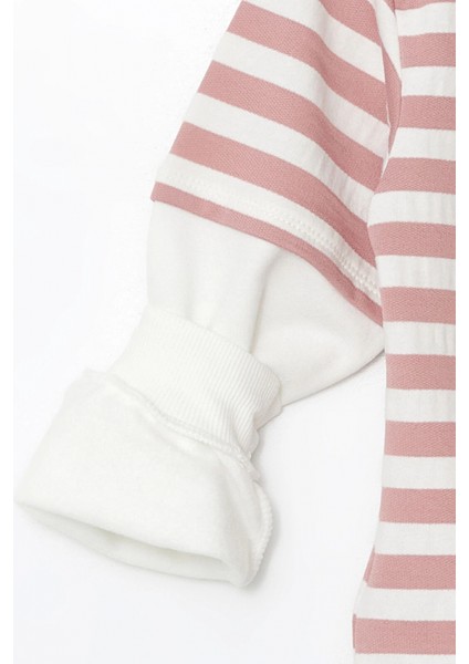 Lcw Kids Pembe Bisiklet Yaka Kız Çocuk Kalın Sweatshirt fırsatları