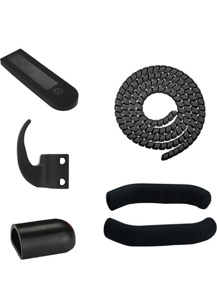 1 Set Naylon Hook Koruma Kapağı Scooter Ninebot Için Mini Askı Maks G30 Elektrikli Scooter Aksesuarları Siyah (Yurt Dışından)