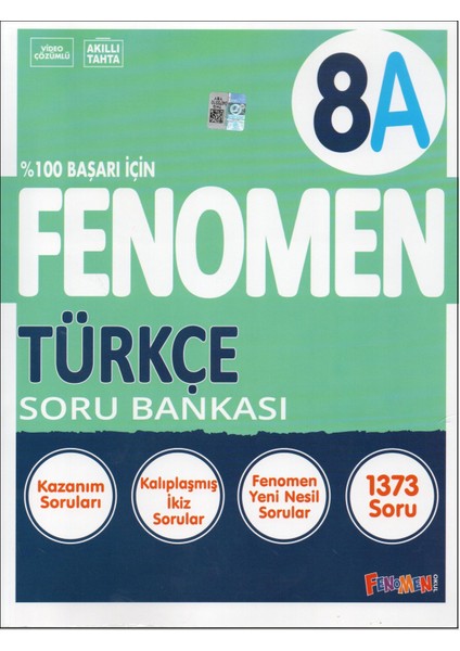 Fenomen 8.sınıf 8A Türkçe Soru Bankası