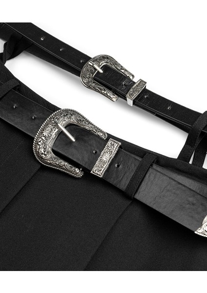 Çift Kemerli Pantolon TW6250003110001 indirimleri