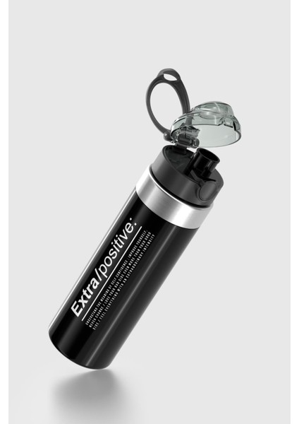 Saga Metal Aksesuarlı 630 ml Tritan Matara 912092 Positive Siyah modelleri