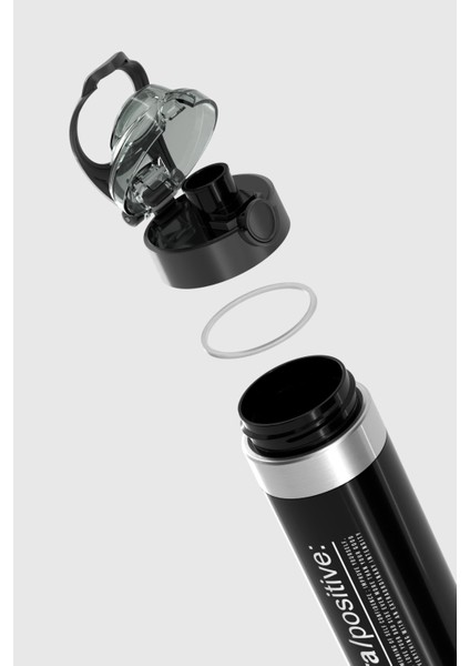 Saga Metal Aksesuarlı 630 ml Tritan Matara 912092 Positive Siyah fırsatları