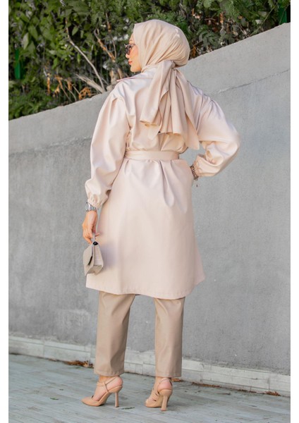 Keet Relax Mevsimlik Trençkot-Bej fırsatları