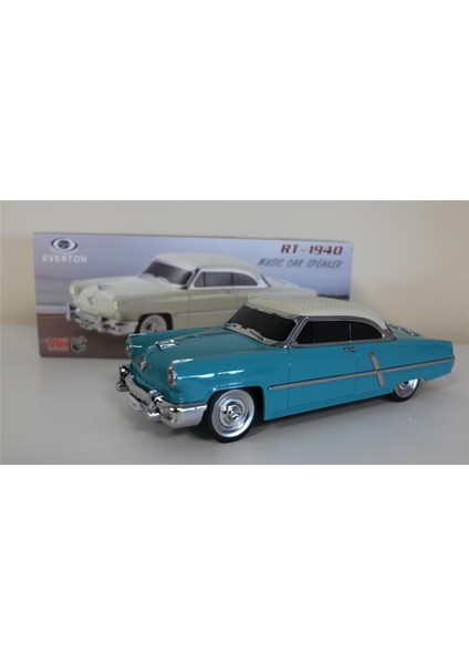 RT-1940 Zümrüt Bluetooth Fm-Usb-Tf-Aux Şarjlı Nostaljik Radyo