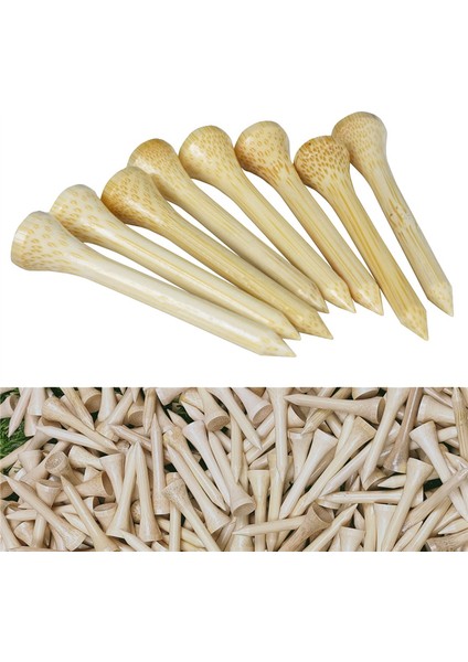 100PCS Golf Tee Bambu Tee Golf Topları Tutucu, Golf Top Çivileri Tee Top Pim Tırnak Tekme 42MM (Yurt Dışından) modelleri
