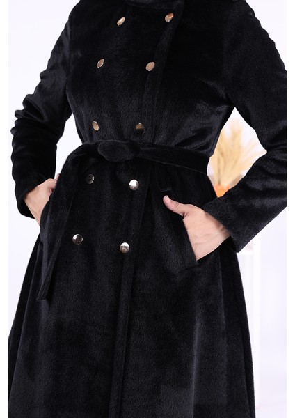 Çıt Çıt Düğme Detay Kaban 70035 Siyah indirimleri