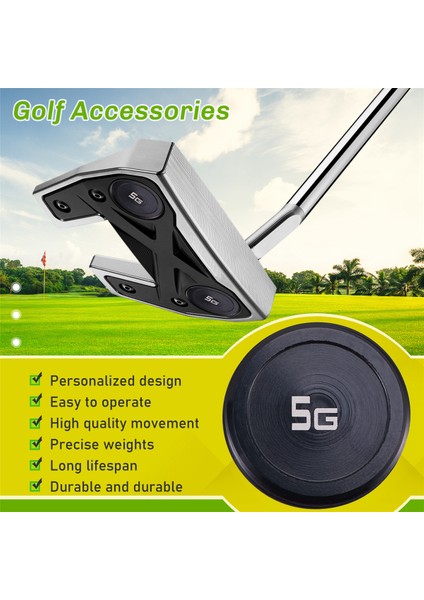 2pcs Odyssey Aı Için Yeni Uygulanabilir Golf Kulübü One Yapay Zeka Putter Kilo Bloğu Yasal Kodu (5g) (Yurt Dışından) fırsatları