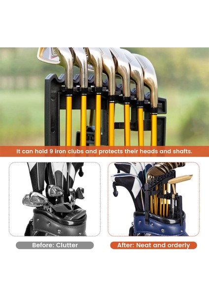 Golf Kulübü Organizatörleri Şaft Tutucu, Golf 9 Demir Kulübü Tutucu Bölü, Abs Şaftları Tutucu Istifleyicisi (Yurt Dışından) indirimleri