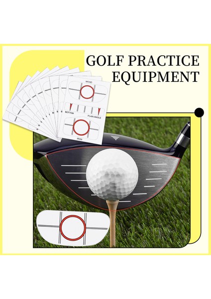 10PCS/SET Golf Etki Etiketleri Golf Kulübü Hedef Etiket Hedef Sticker Bant Sürücüsü Golf Swing Trainers Golf Aksesuarları (Yurt Dışından) indirimleri