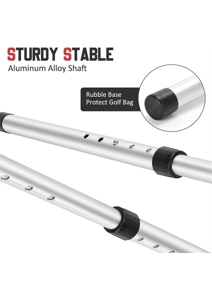 Taşınabilir Golf Seyahat Çantası Destek Kutbu, Şemsiye Anti-Etkili Destek Kapak Koruyucusu ve Çubuk, Golf Kulübü Seyahat Çantası Desteği (Yurt Dışından) fırsatları