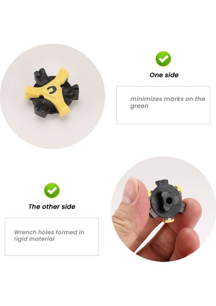 30 Adet Yumuşak Golf Ayakkabı Sivri Uçlar Metal Iplik Saplamaları Yedek Golf Spike Için Uygun (Yurt Dışından) fırsatları